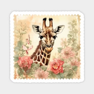 cute giraffe stamp Magnet