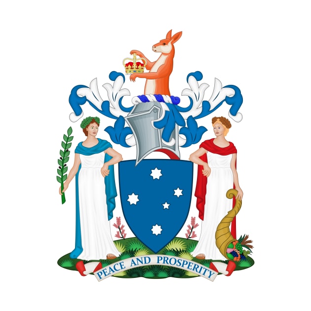 Coat of Arms of Victoria by Flags of the World