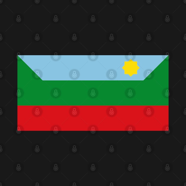 Flag of Chachapoyas, capital of the Amazonas Region (Peru) by Ziggy's