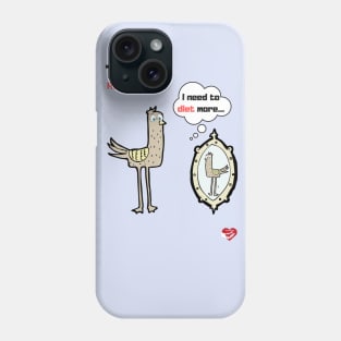 Reflection Chicken Phone Case