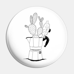 Cactus in Moka Pot 🌵 Pin