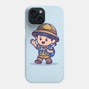 Cute Safari Kid Phone Case