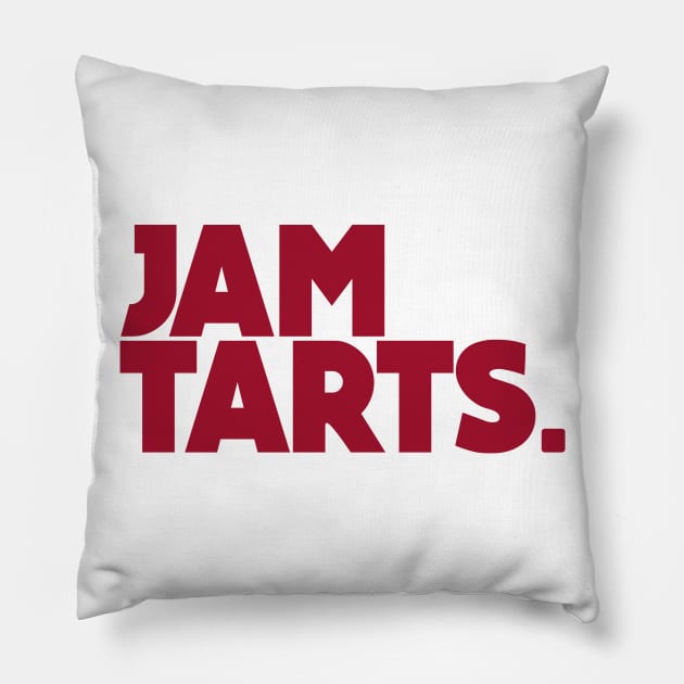 The Jam Tarts Pillow by FootballArcade