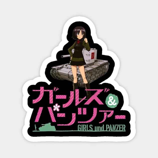 Maho Nishizumi Girls Und Panzer Magnet by ThomaneJohnson