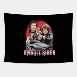 KITT and Michael Knight Tapestry