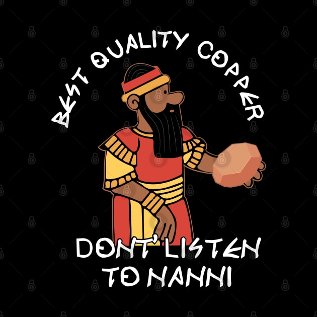 EA Nasir Nanni Complaint Tablet Copper Merchant Design by alltheprints