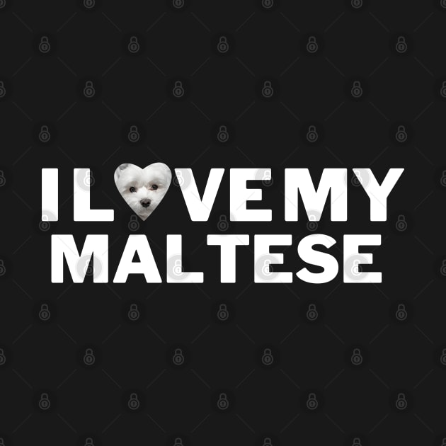 I love my maltese by Juliet & Gin