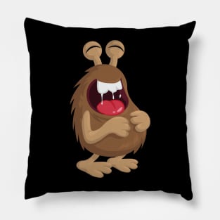 Funny Laughing Monster Pillow