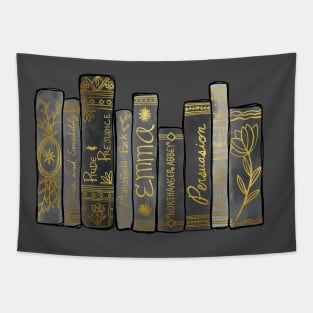 Jane Austen Bookshelf No.5 Tapestry
