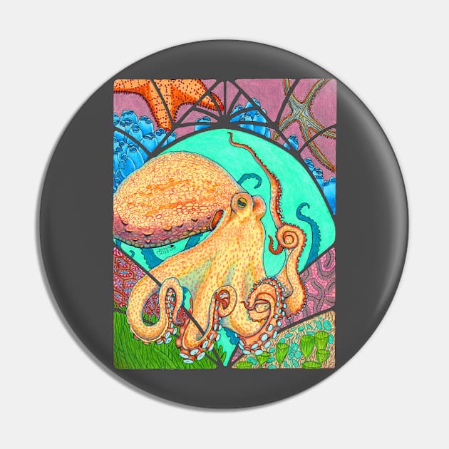 Octopus Pin by NocturnalSea