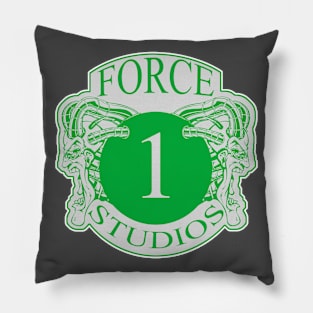 Force 1 Studios Kelly Green & Grey Line Pillow