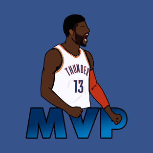 Paul George MVP - NBA Oklahoma City Thunder T-Shirt