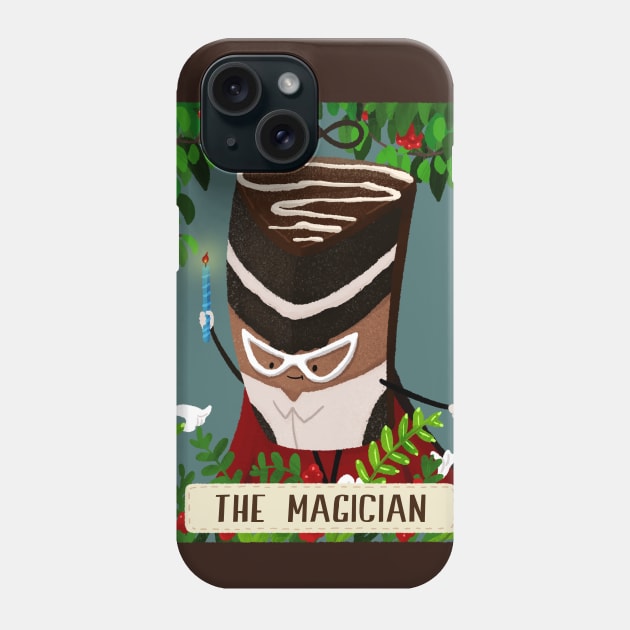 Dessert Tarot card-The Magician Phone Case by BBvineart