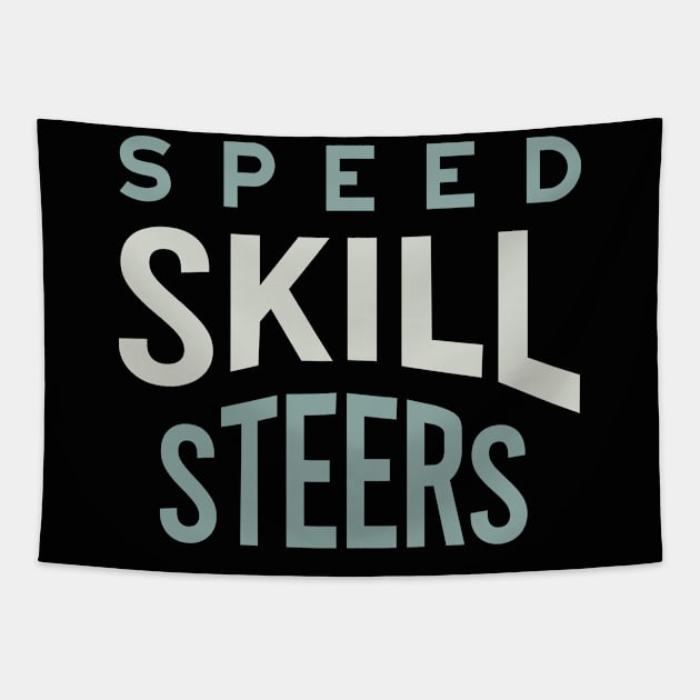 Speed Skill Steers Tapestry by whyitsme