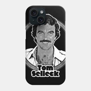 Tom Selleck 80s Aesthetic Design Phone Case