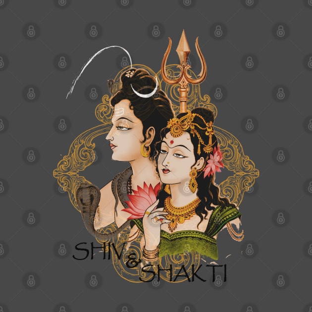 SHIV & SHAKTI by swarna artz