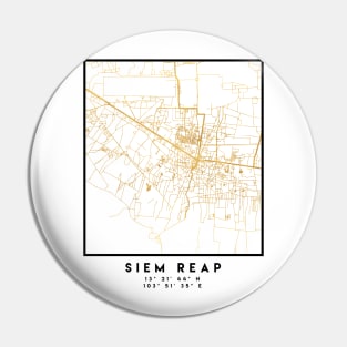 SIEM REAP CAMBODIA CITY STREET MAP ART Pin