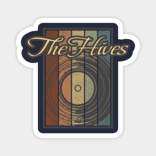 The Hives Vynil Silhouette Magnet