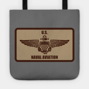 U.S. Naval Aviation Wings Patch (desert subdued) Tote