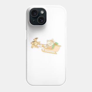 Cute Santa delivers gifts Phone Case