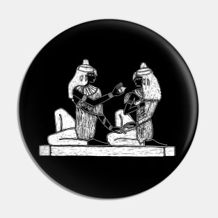 Ancient Egyptian Women at a Banquet Pin