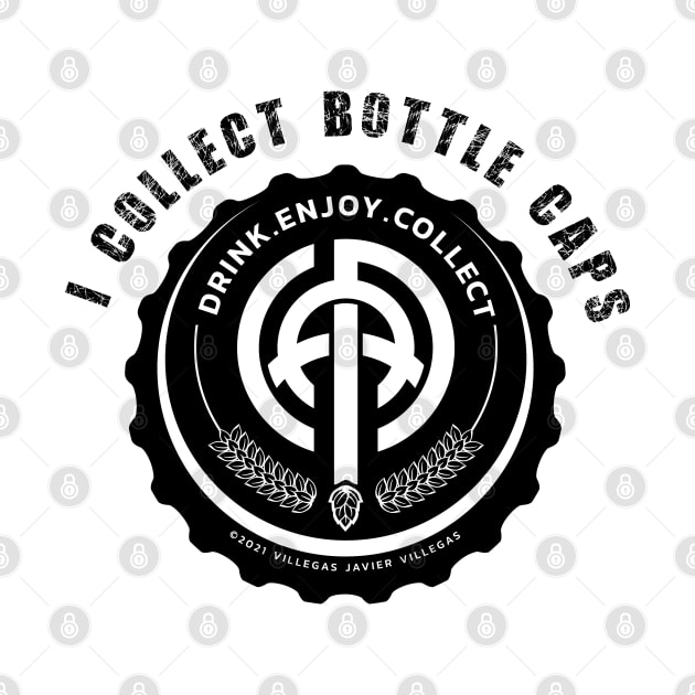 I collect bottle caps by vjvgraphiks