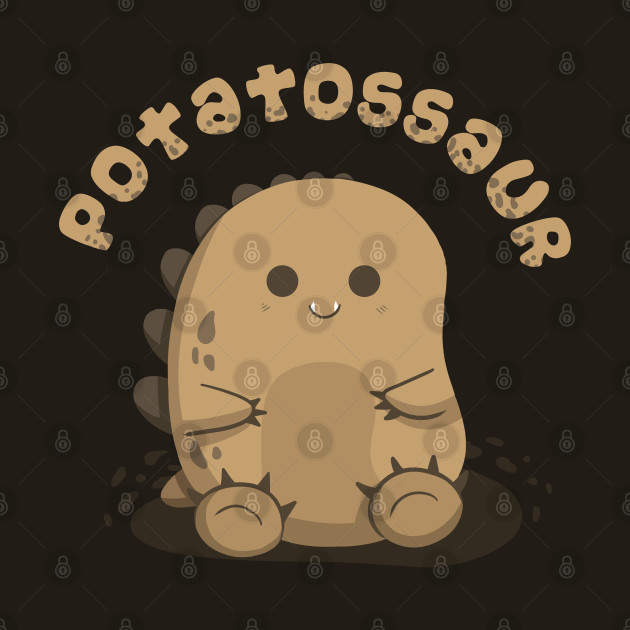 Potatossaur - Dinosaur - Phone Case