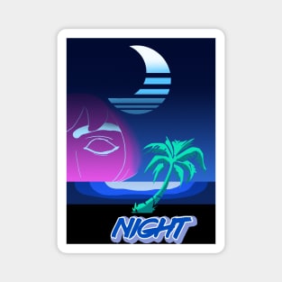 Retro Night Magnet