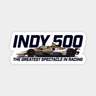 Indy Greatest Spectacle (blue text) Magnet