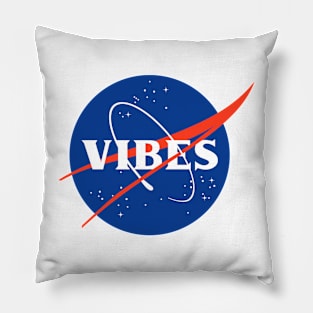 Vibes NASA Logo Pillow