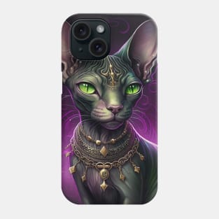 Purple Rush Sphynx Phone Case