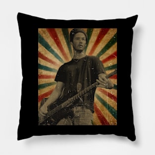 Keanu Reeves playing bass guitar in his band Pillow