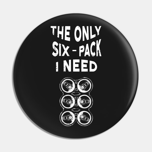 Six Pack Beer Can Abs Pin by atomguy