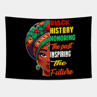 Black History Month Honoring Past Inspiring Future Women Kid Tapestry