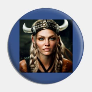 Viking Shield Maiden Pin