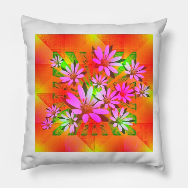 Delicate Daisies Pillow by DANAROPER