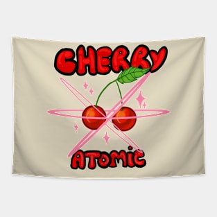 cherry atomic Tapestry