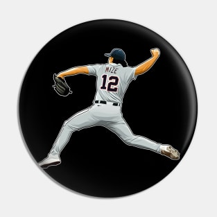 Casey Mize #12 Pitches Pin