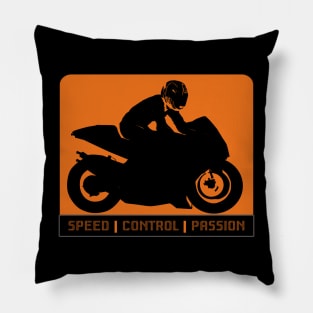 Speed, Control, Passion - Motor Sport Pillow