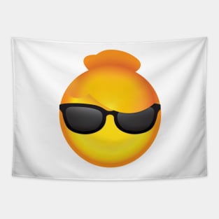 Cool Bun Emoji Tapestry