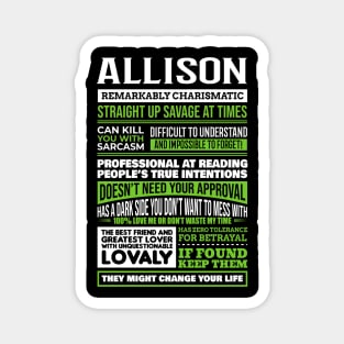 Allison Magnet