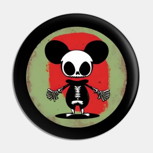 Mouse Skeleton Pin