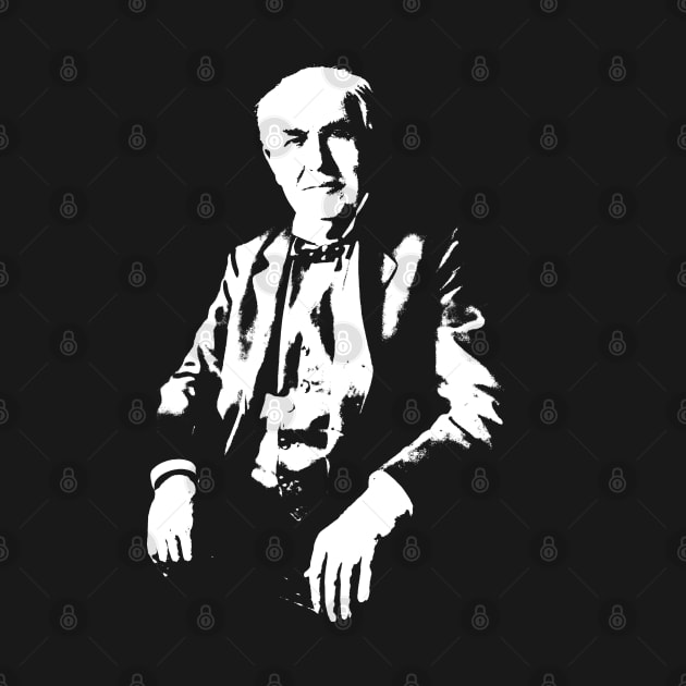 Thomas Edison Portrait by phatvo