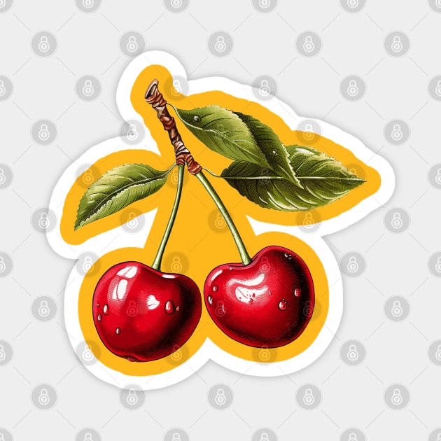 Cherries Magnet by Teravitha