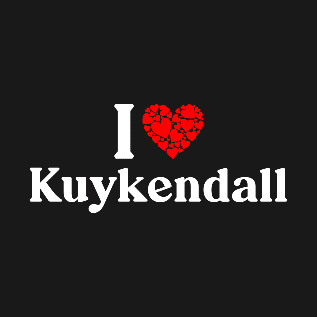 Kuykendall Heart - I Love Kuykendall by Red Dirt