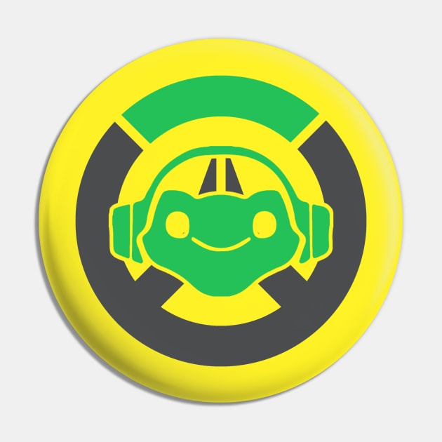 Lucio Overwatch Logo Pin by MotherBoredom