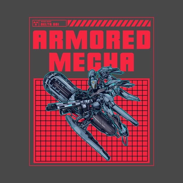 Mecha Anime Manga by Tip Top Tee's