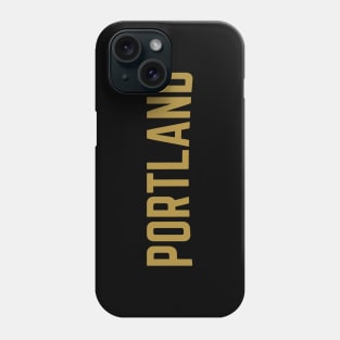 Portland City Typography Phone Case