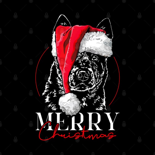 Funny Santa Australian Cattle Dog Merry Christmas dog mom by wilsigns