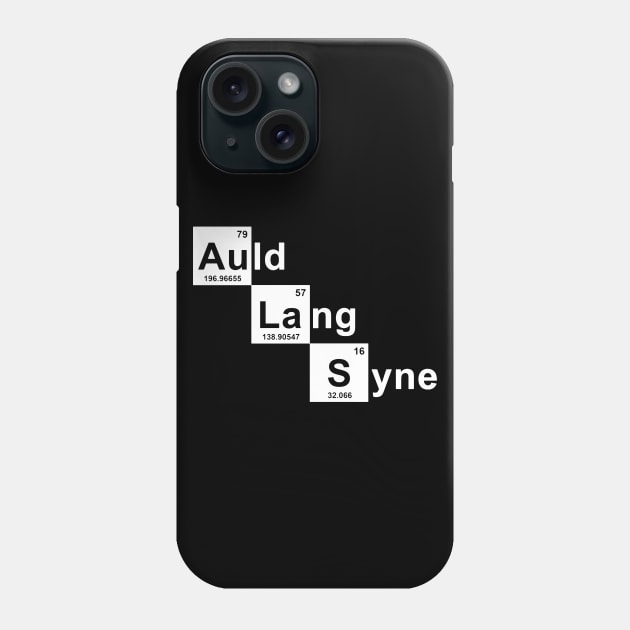 New Year 2024 Auld Lang Syne New Year Scientific Element Meme Phone Case by BoggsNicolas